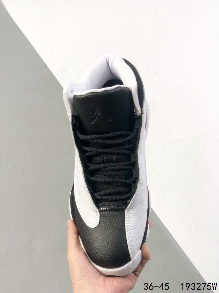 Air Jordan 13 Retro Basketball Shoes, Black and White, Mid-High Top 8 i1746764752 4499 6