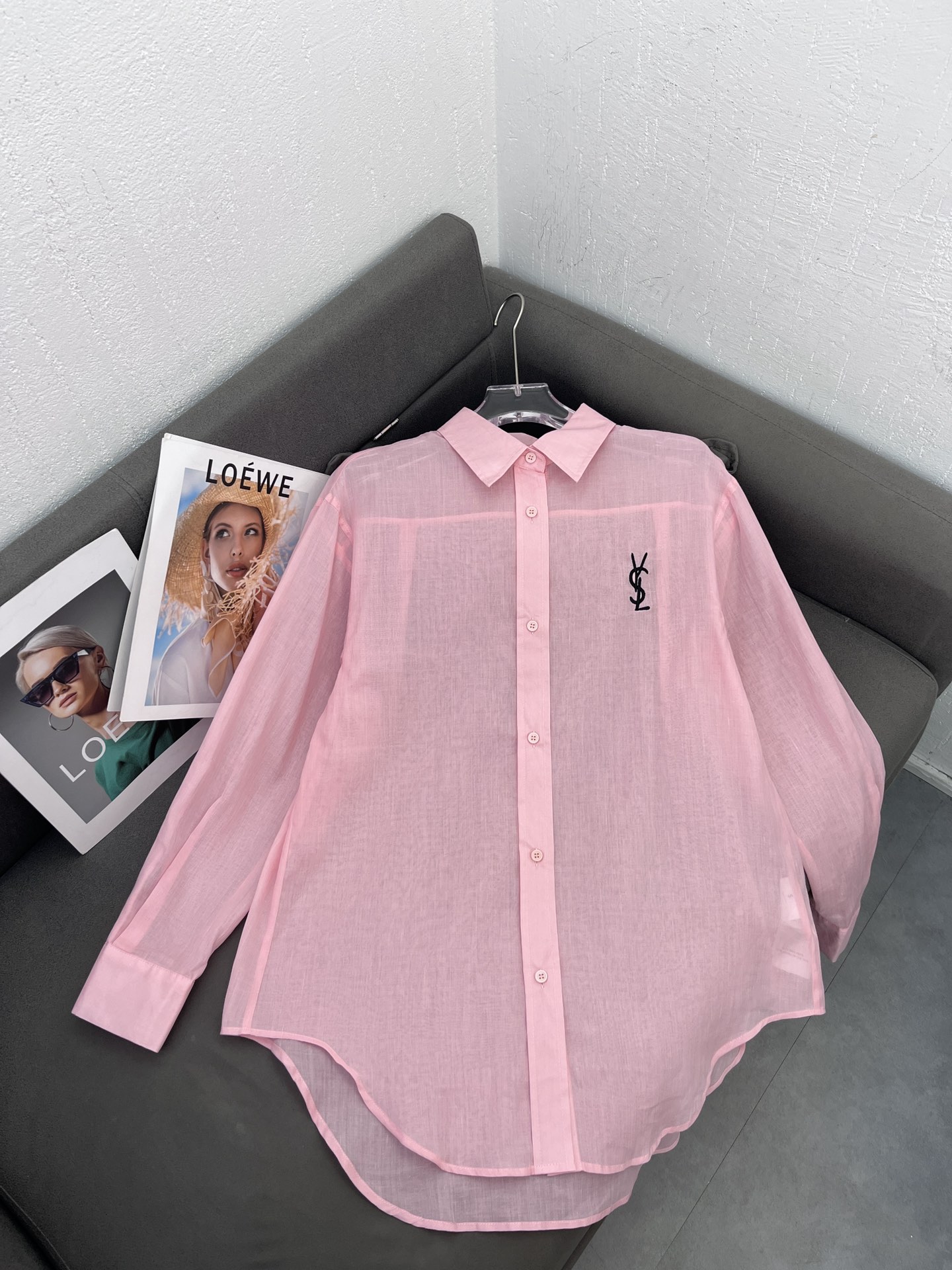Yves Saint Laurent Linen Button-Down Shirt | Lightweight Summer Style 5 i1746773460 4466 4