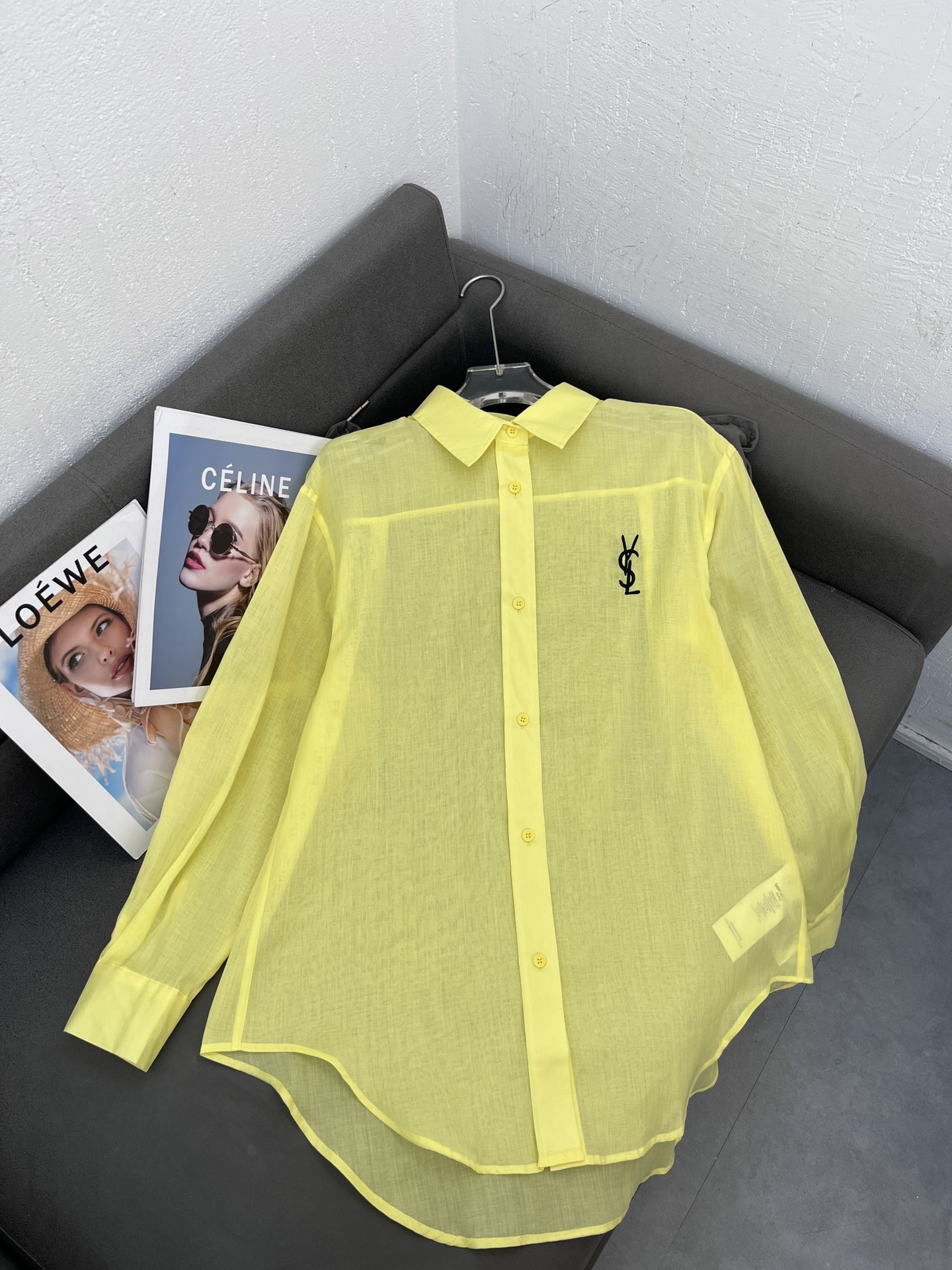 Yves Saint Laurent Linen Button-Down Shirt | Lightweight Summer Style 6 i1746773460 9030 5