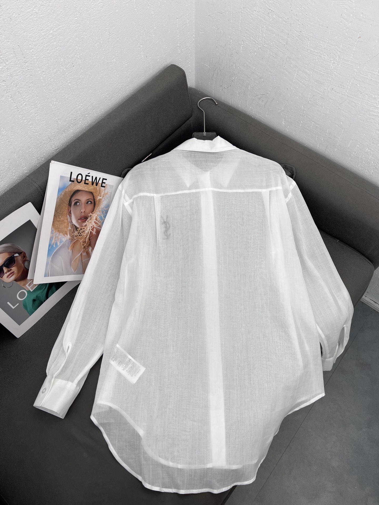 Yves Saint Laurent Linen Button-Down Shirt | Lightweight Summer Style 9 i1746773460 9875 8