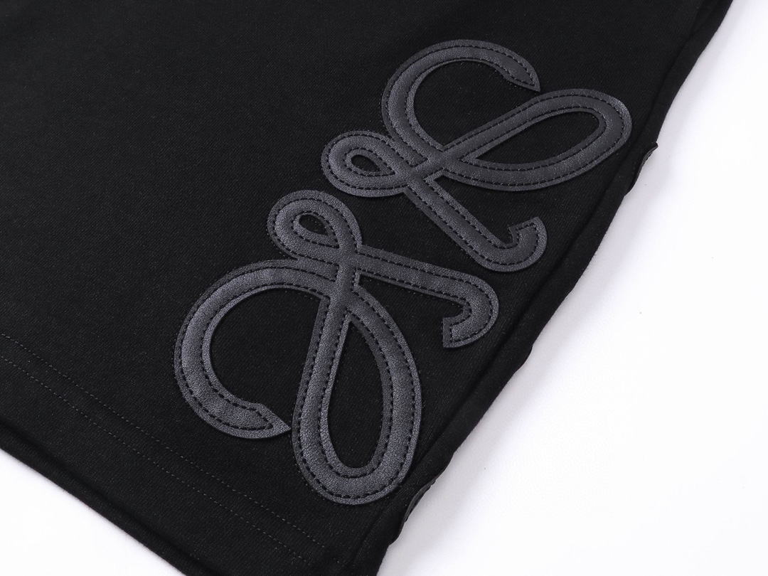 罗意威/Loewe 夏季新款 皮标logo休闲短裤