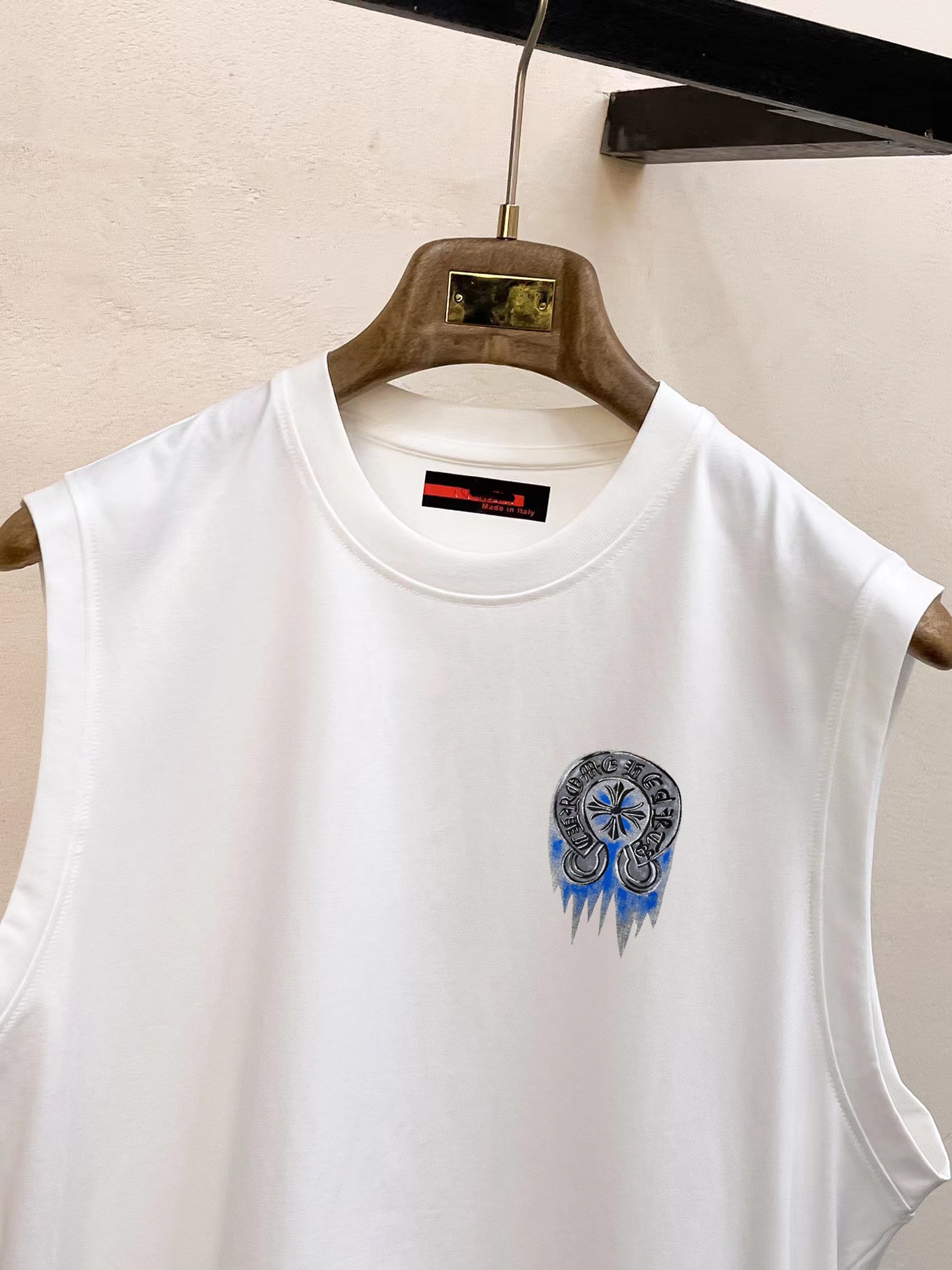 Chrome Hearts 品牌【ChampionHearts 克罗心】2025夏季新品背心T袖 简约款式 任何人都可以轻松驾驶 进口定制丝光棉面料 手软舒适有型 吸汗透气