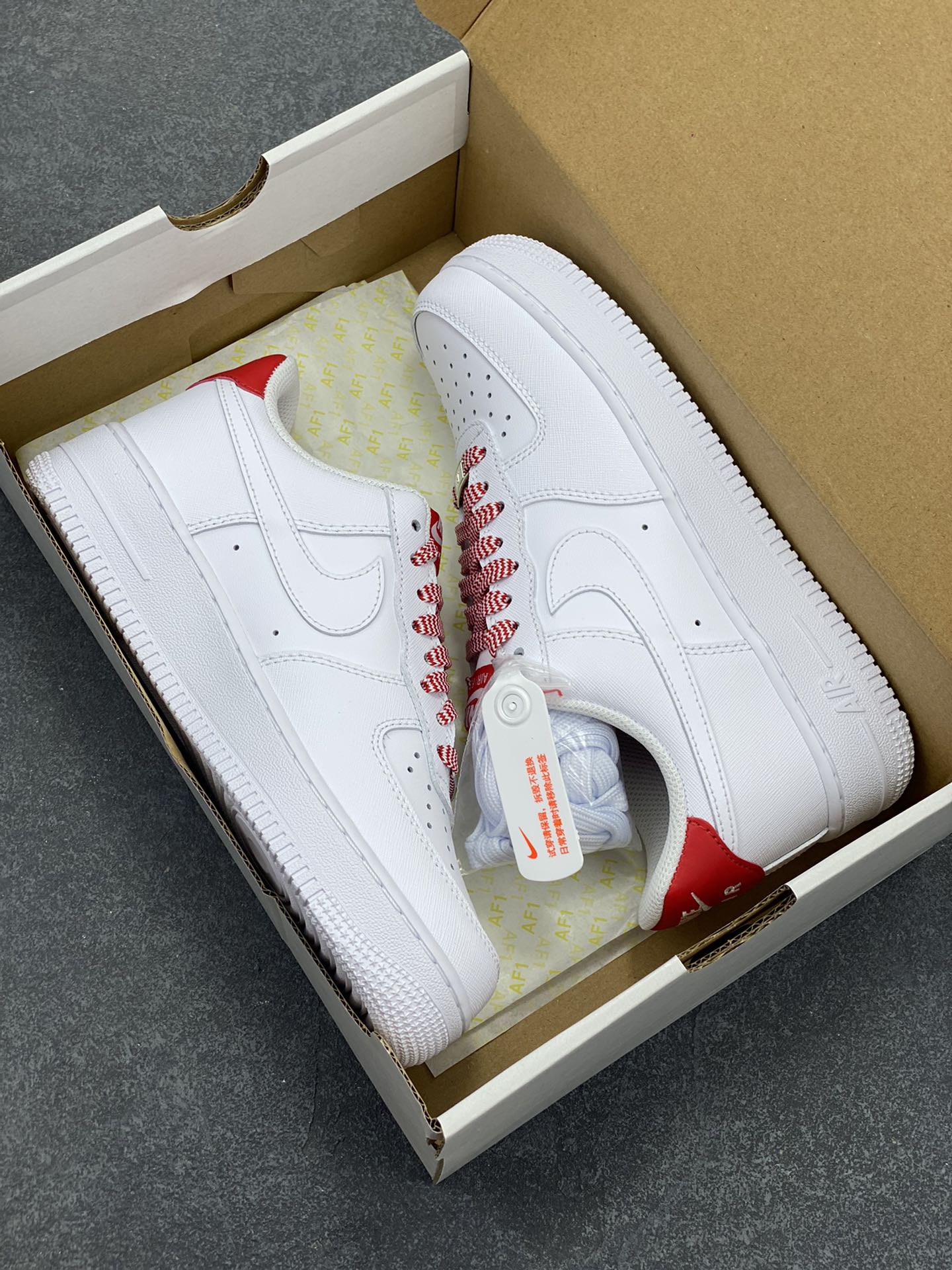 Nike Air Force 1 Low Embossed White Red - Authentic Air Force Edition 10 i1746817665 1421 8