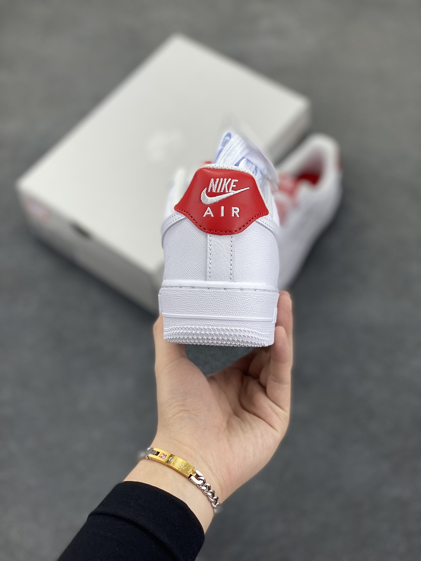 Nike Air Force 1 Low Embossed White Red - Authentic Air Force Edition 5 i1746817665 895 3