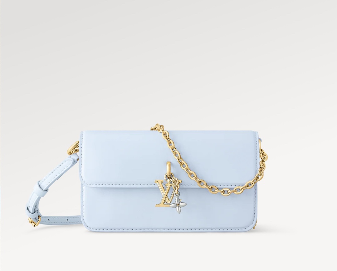 【WALLET ON CHAIN LV BLOOM 手袋】M14547蓝色 m14581 沙漠色 m14548 玫...