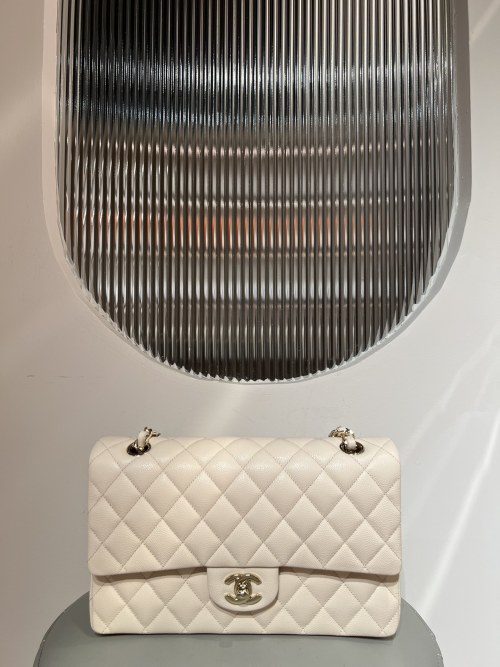 Chanel Classic Medium Flap Bag, 25.5cm, Caviar Leather, Gold Hardware 1 Chanel Classic Medium Flap Bag, 25.5cm, Caviar Leather, Gold Hardware