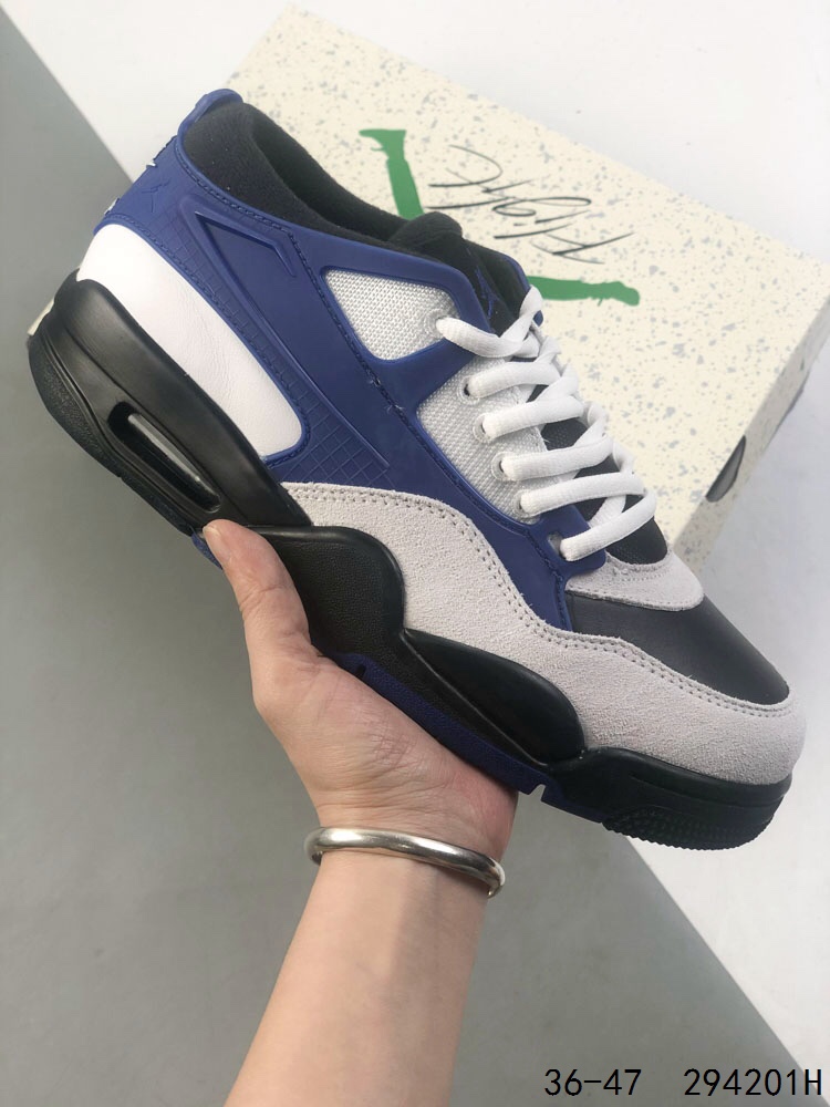 Nike Air Jordan 4 Retro OG Basketball Shoes - Blue/White, All Sizes 2 i1746884351 2780 0