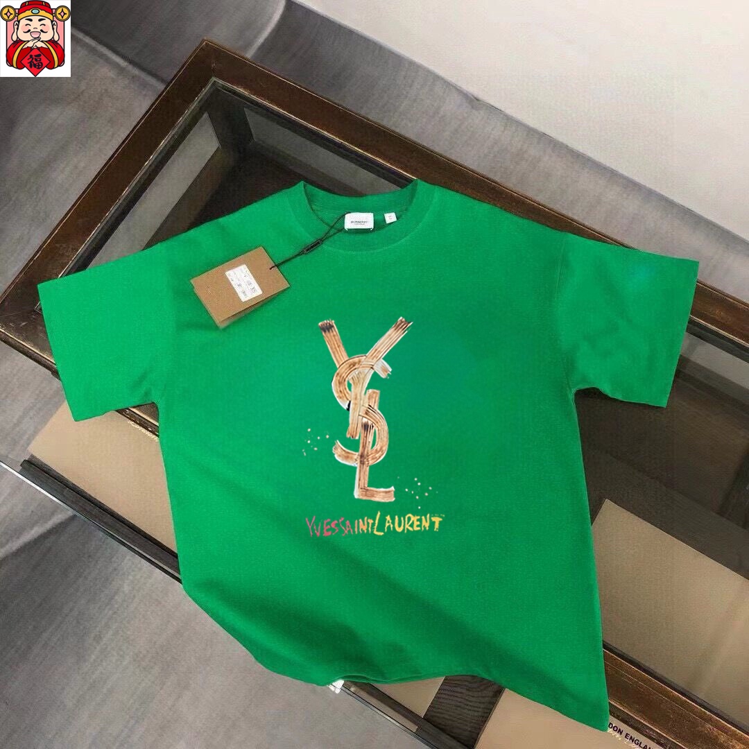 Saint Laurent 品牌【YSL圣罗兰】(胖子福音) 男士休闲短袖T恤 2025春夏新品