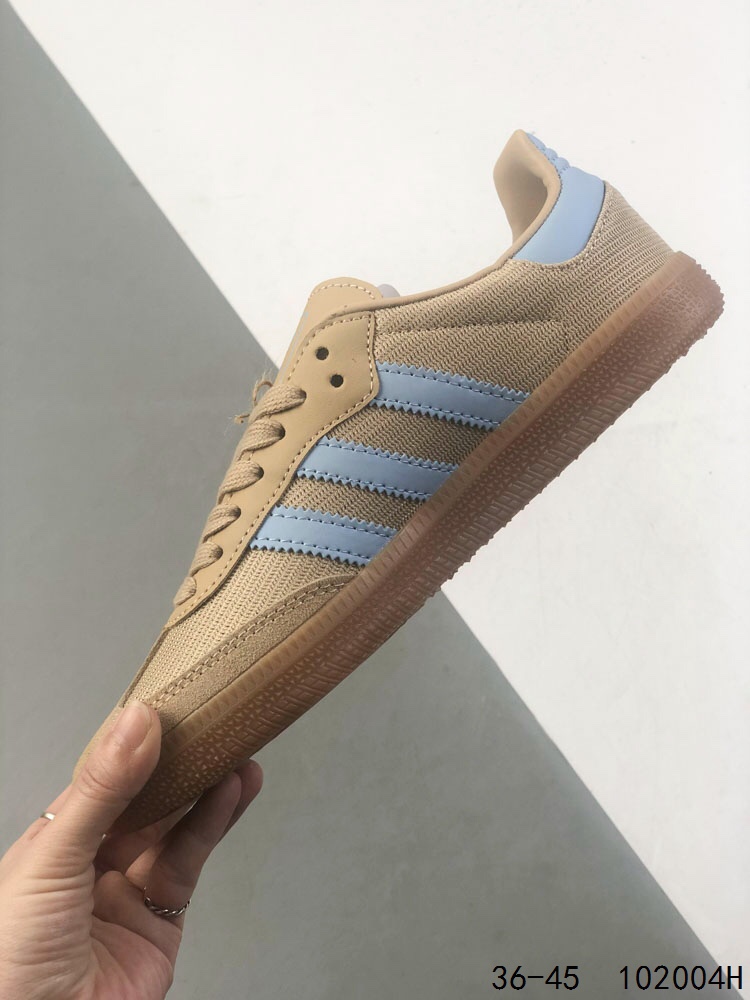 Adidas Samba Vegan OG Casual Sneakers Low-Top Athletic Shoes ID: 102004H 4 i1746885597 9011 2