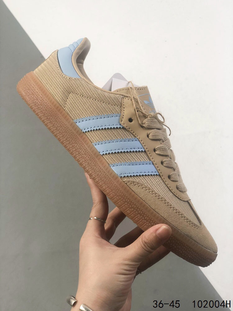 Adidas Samba Vegan OG Casual Sneakers Low-Top Athletic Shoes ID: 102004H 5 i1746885597 920 3