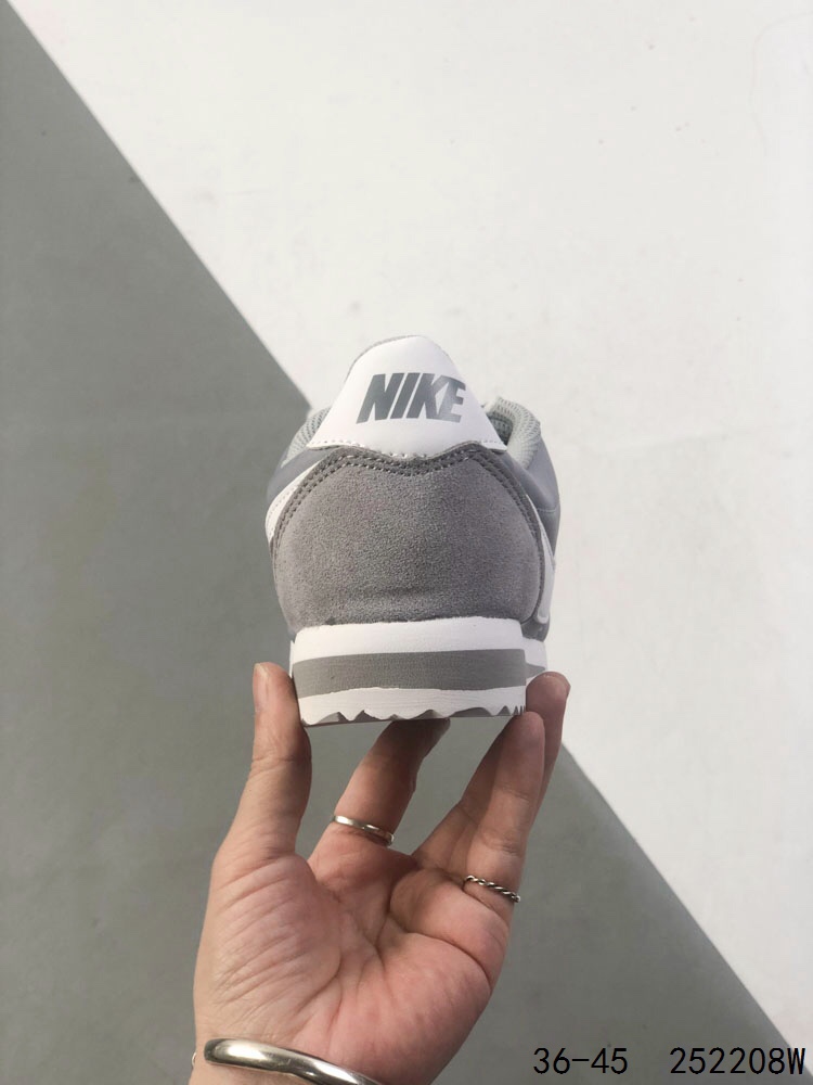 Nike Classic Cortez Nylon Sneakers, Grey & White, Lightweight Comfort 10 i1746889017 2600 8