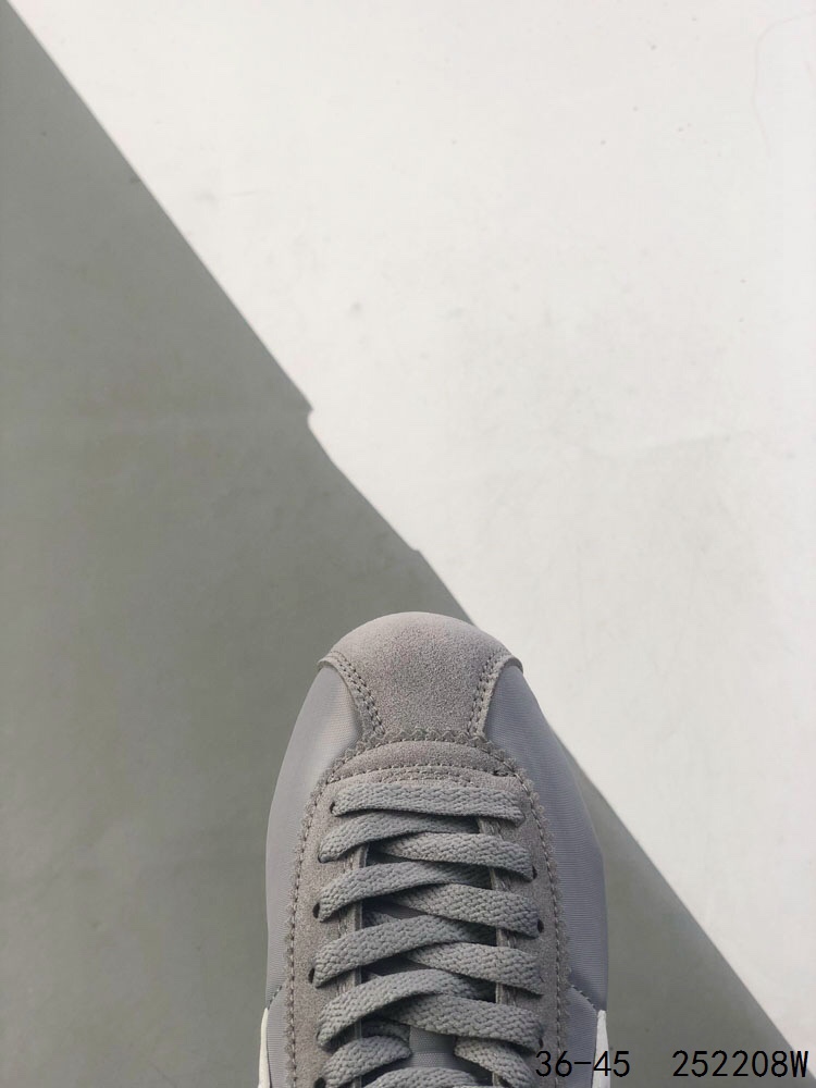 Nike Classic Cortez Nylon Sneakers, Grey & White, Lightweight Comfort 9 i1746889017 4715 7