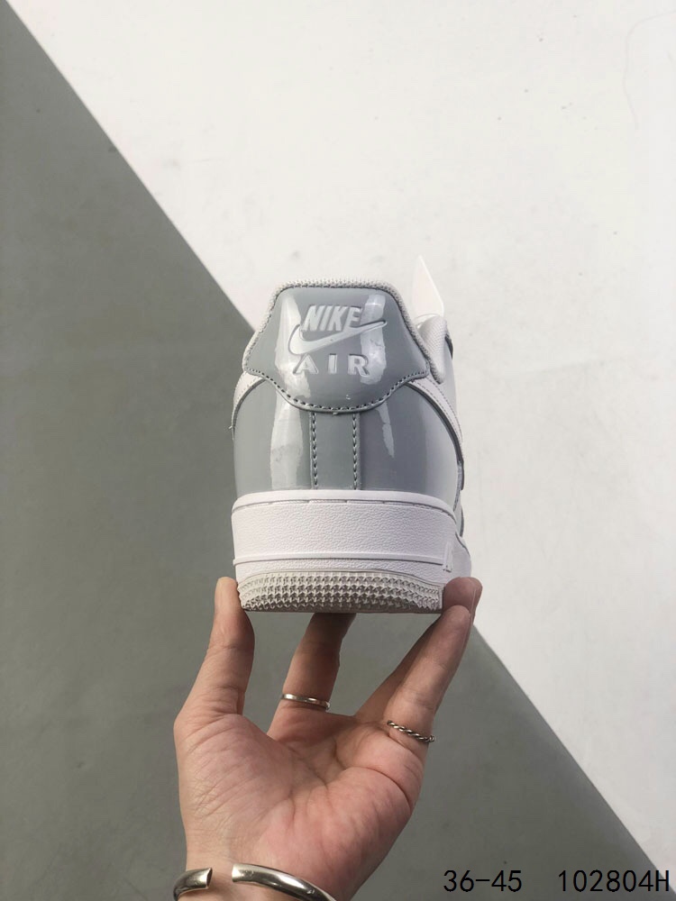 Nike Air Force 1 Low Casual Sneakers - Gray and White 10 i1746889287 4073 8