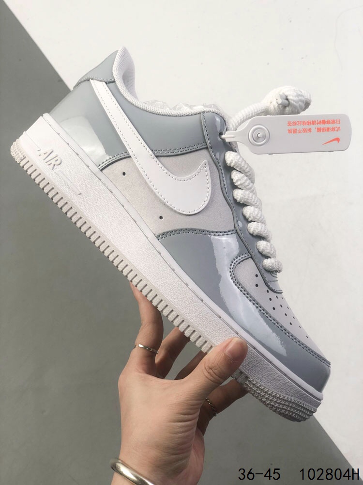 Nike Air Force 1 Low Casual Sneakers - Gray and White 5 i1746889287 9544 3