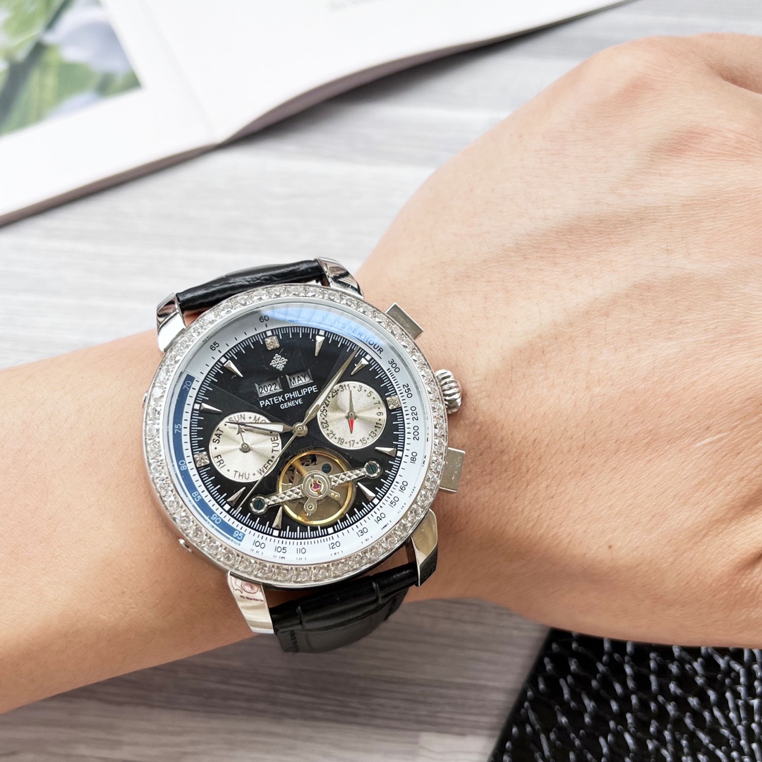 NO:337075,Unified, complex timepiece, luxurious and atmospheric, classic new products, shockingly launched [Latest] Patek Philippe, multi-functional boutique, large flywheel design [Type] boutique men's watch [Watch strap] real cowhide strap [Movement] high-end fully automatic mechanical movement [Mirror] mineral reinforced glass (more high definition) Elegant taste, vast and atmospheric, ingenious, wrist treasure, dimensions, diameters, thicknesses, 12.5mm, and hot sale!  Welcome to reprint!  ,,patek philippe,cowhide19860909统一 复杂时计 奢华大气 经典新品 震撼上市【最新】百达翡丽 多功能精品 大飞轮设计【类型】精品男士腕表【表带】真牛皮表带【机芯】高端全自动机械机芯【镜面】矿物质强化玻璃（更高清） 品味高雅 浩瀚大气 匠心独运 腕间瑰宝 尺寸直径42mm厚12.5mm热卖上市！欢迎转载！,,patek philippe,cowhide,Watch