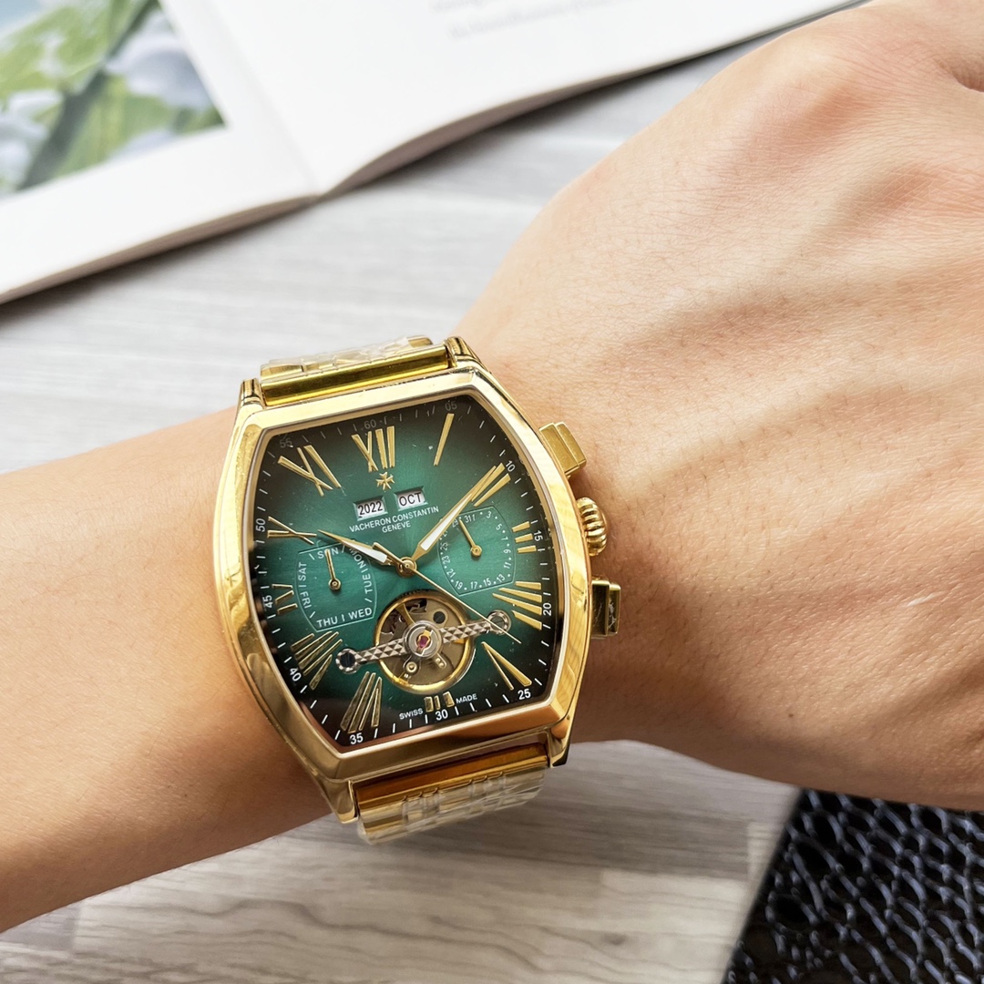 NO:337035,Platinum, new wine barrel, shockingly launched [Latest] Vacheron Constantin, multi-functional fine, three-pin large flywheel design [Type] boutique men's watch [Watch strap] real cowhide strap [Movement] high-end fully automatic mechanical movement [Mirror] mineral reinforced glass (more high definition) Elegant taste, vast and atmospheric, ingenious, wrist treasure, size diameter 42mm thick 12.5mm, hot sale!  Welcome to reprint!  ,vacheron,cowhide19860909白金 酒桶新品 震撼上市【最新】江诗丹顿 多功能精品,三针大飞轮设计【类型】精品男士腕表【表带】真牛皮表带【机芯】高端全自动机械机芯【镜面】矿物质强化玻璃（更高清） 品味高雅 浩瀚大气 匠心独运 腕间瑰宝 尺寸直径42mm厚12.5mm热卖上市！欢迎转载！,,vacheron,cowhide,Watch