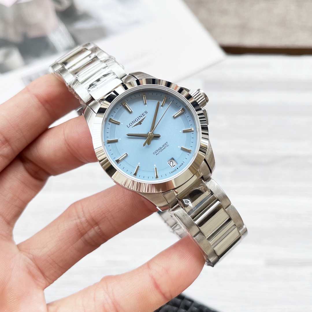 NO:337058,White shell, steel belt 20 Longines Concas Yuedong series women's clothing 34mm size, 316 stainless steel material, one circle and one shell, CNC fine craftsmanship creates a brushed polishing process and smooth texture full, imported Japanese movements with scale and luminous function, folding buckle is decorated with brand logo craftsmanship and clear texture [celebration] Universal matching with various jewelry, high-end and fashionable, you will know its beauty when you see the real thing! [Fireworks], longines19860909白壳 枚 钢带20 浪琴康卡斯悦动系列女装34mm尺寸,316精钢材质,一圈一壳,CNC精工艺打造拉丝抛光处理过渡流畅质感拉满,进口日本机芯附加刻度夜光功能 折叠式表扣饰以品牌标志工艺细腻纹路清晰[庆祝] 万能搭配各种首饰,高级又时髦,看到实物就知道它的美![烟花],,longines,Watch