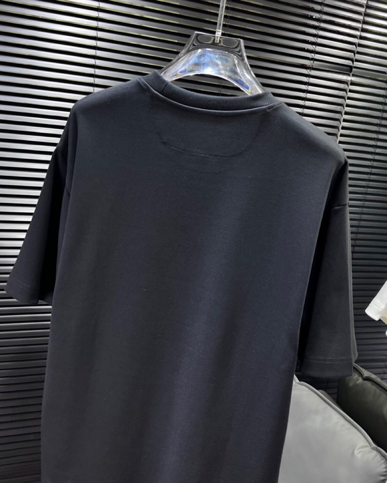 🔥Ermenegildo Zegna 杰尼亚 重磅棉短袖圆领T恤，重磅登场，25年Zegna早春款圆领短