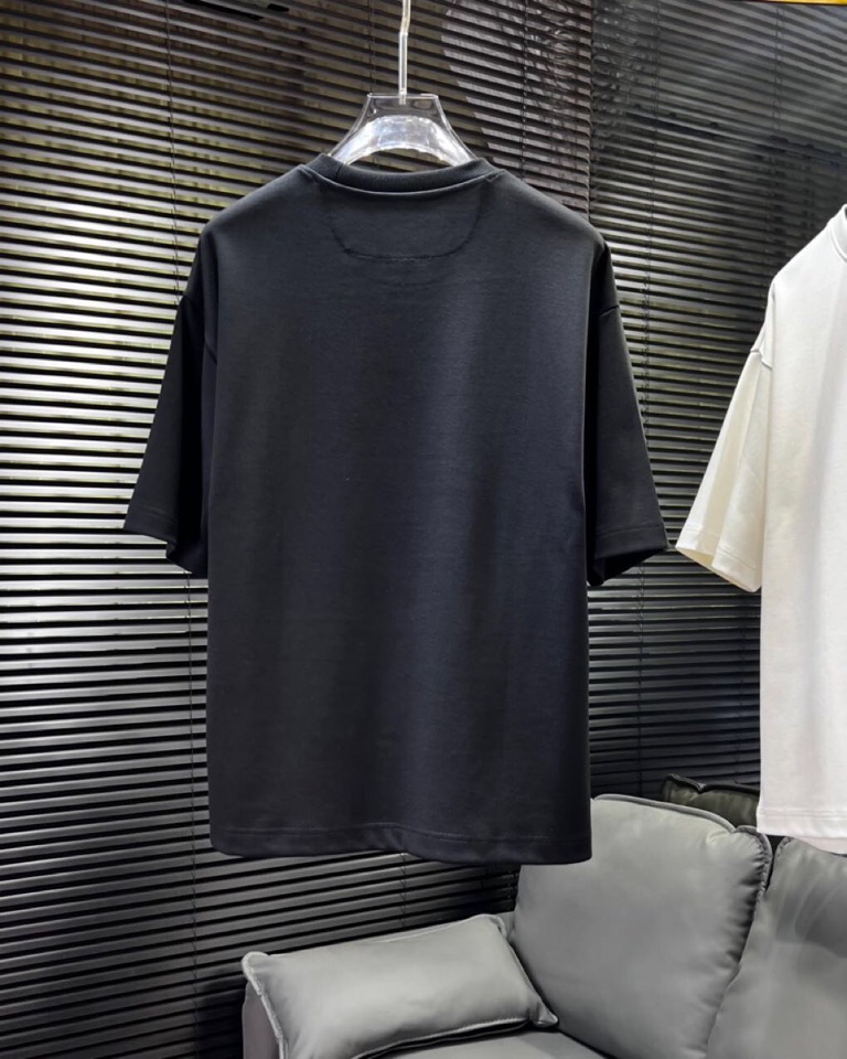 🔥Ermenegildo Zegna 杰尼亚 重磅棉短袖圆领T恤，重磅登场，25年Zegna早春款圆领短