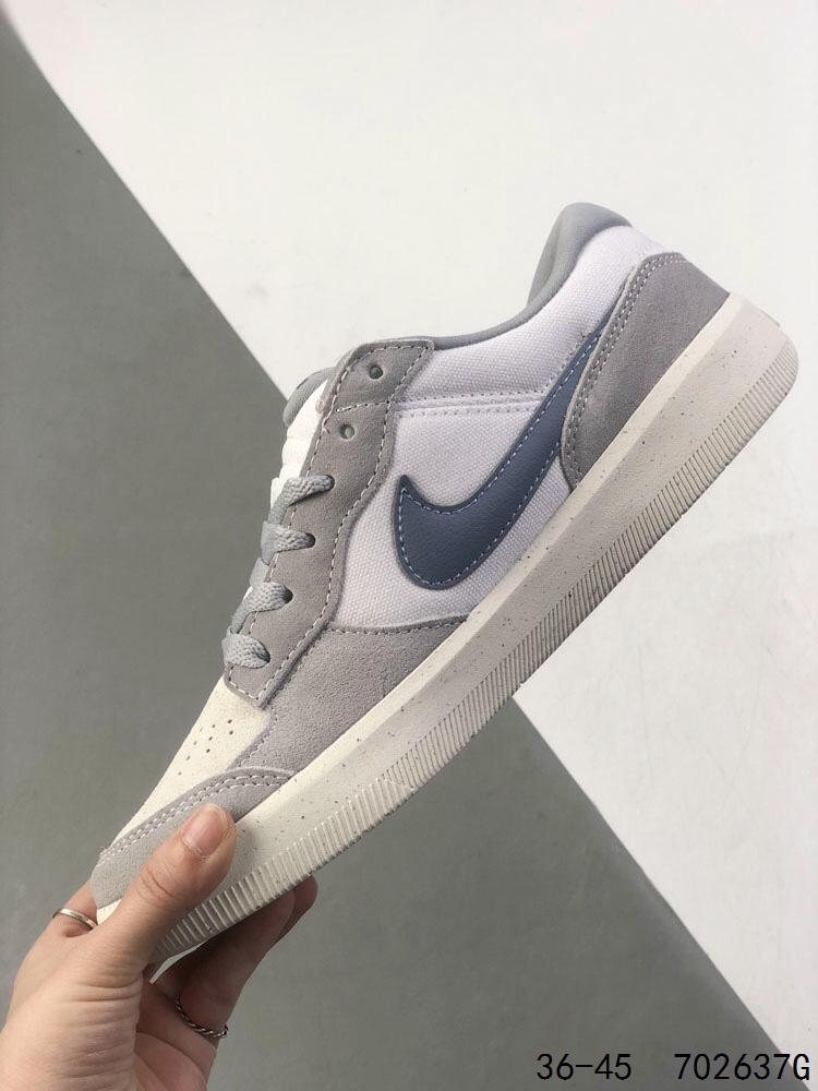 Nike SB Force 58 Skate Shoes - Grey/White, Comfortable & Durable Design 4 i1746971314 2128 2