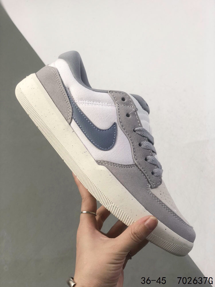 Nike SB Force 58 Skate Shoes - Grey/White, Comfortable & Durable Design 5 i1746971314 8454 3