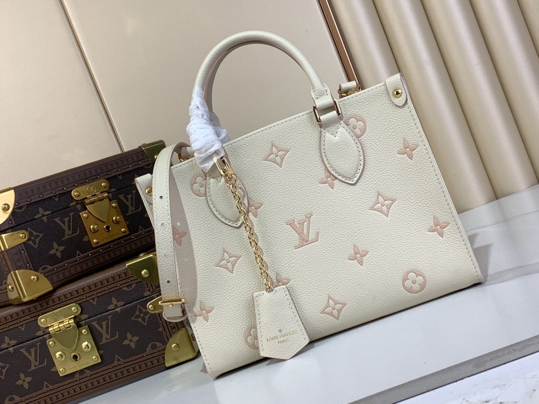 批 顶级原单复刻独家实拍📷【OnTheGo 小号手袋】M14403 奶杏...