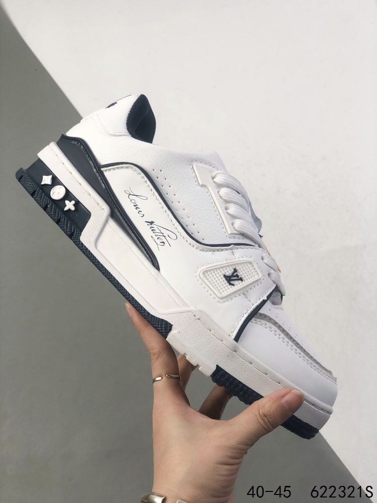 Louis Vuitton Trail Sneakers - Low Top, White Leather, Athletic Shoes 5 i1746971656 2185 3