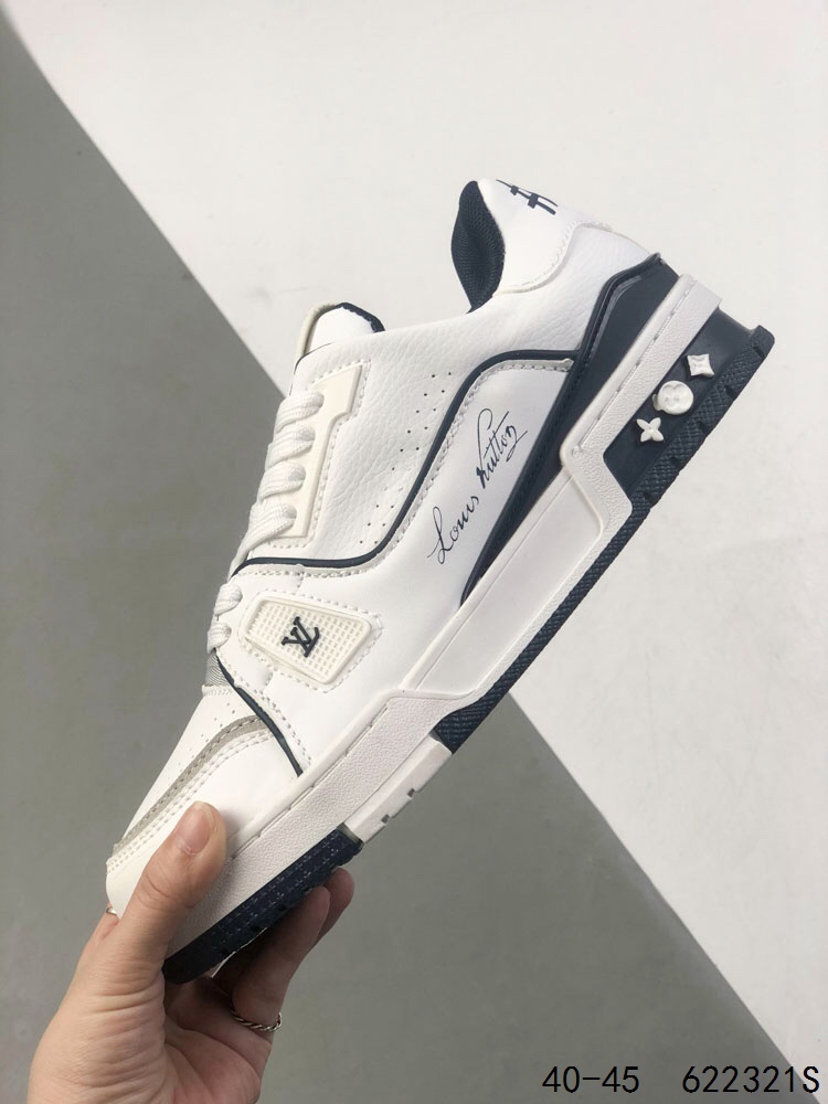 Louis Vuitton Trail Sneakers - Low Top, White Leather, Athletic Shoes 7 i1746971656 2423 5