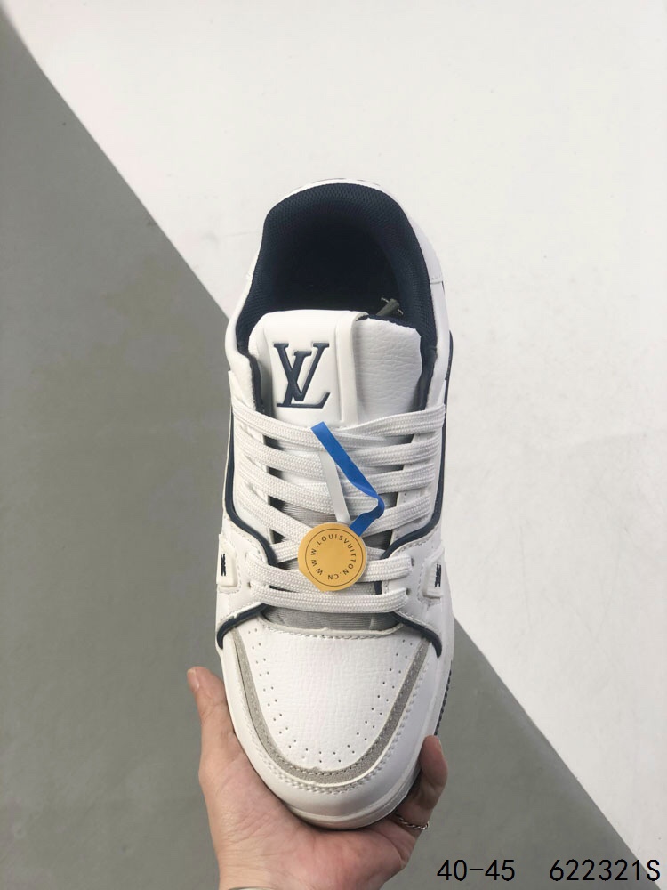 Louis Vuitton Trail Sneakers - Low Top, White Leather, Athletic Shoes 8 i1746971656 2478 6