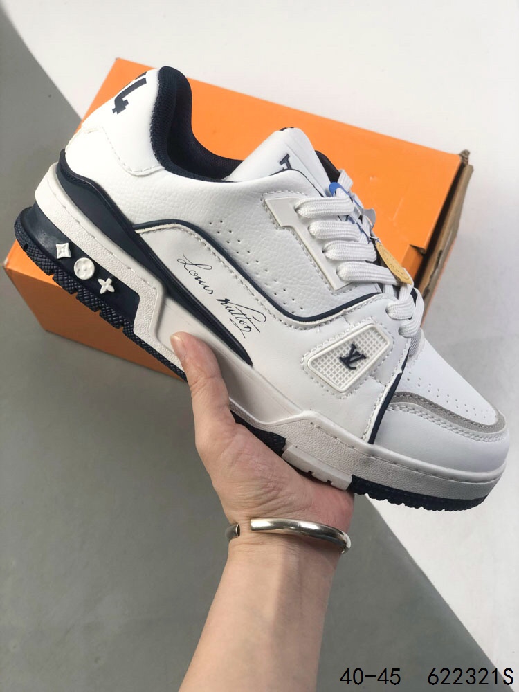 Louis Vuitton Trail Sneakers - Low Top, White Leather, Athletic Shoes 2 i1746971656 636 0