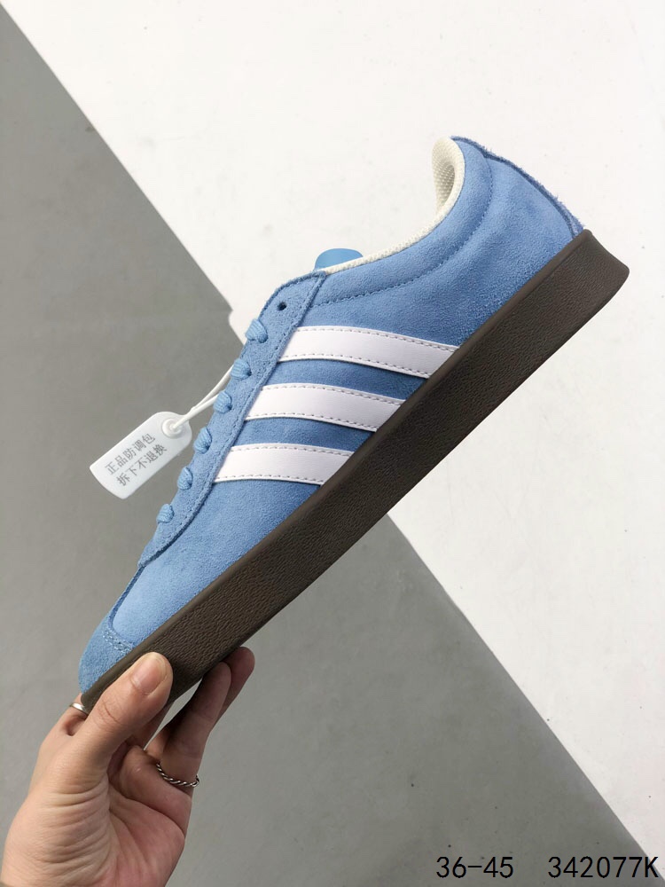 Adidas VL Court Classic Shoes - Light Blue Suede Sneakers for Casual Wear 4 i1746983188 5211 2