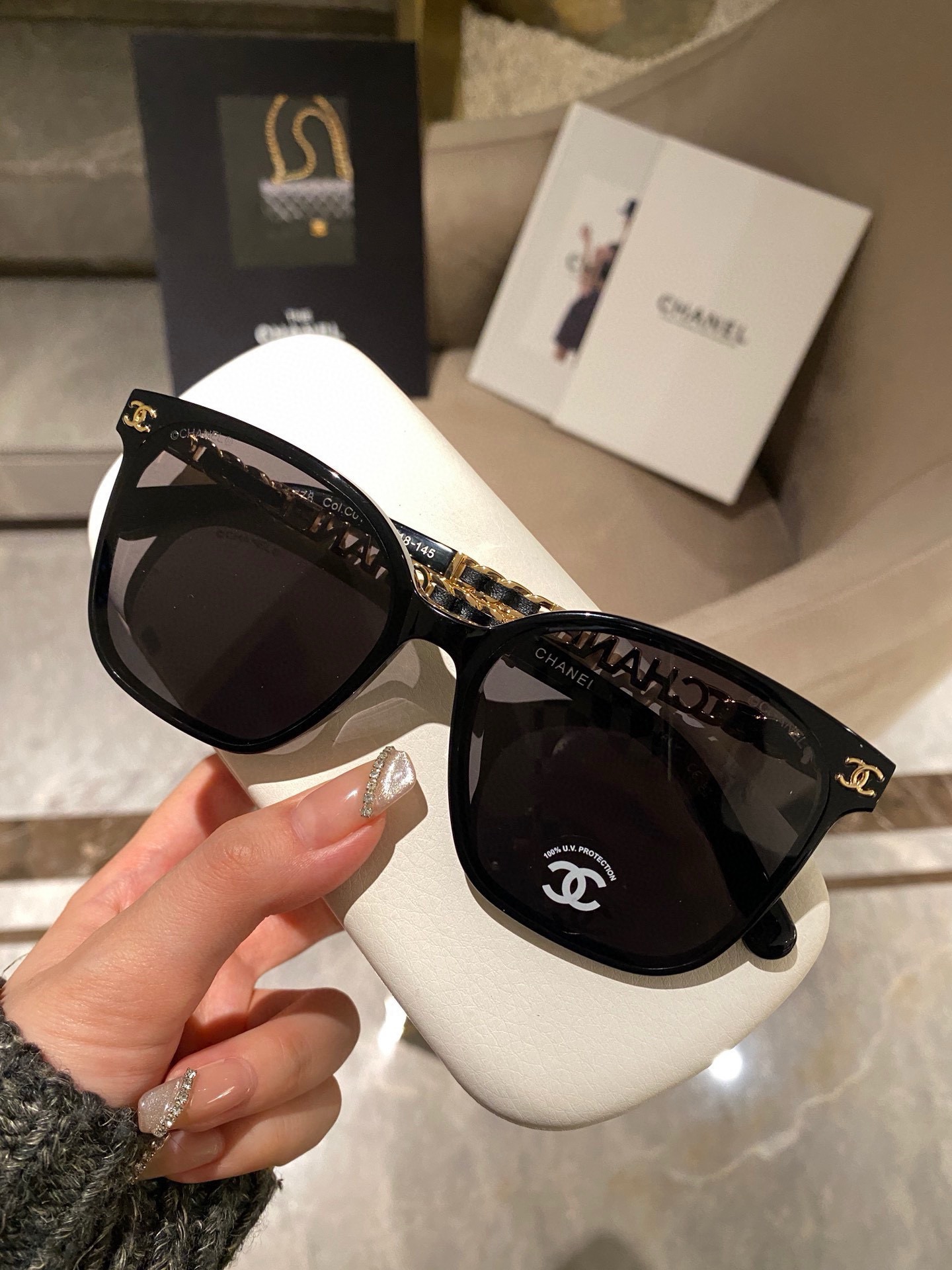 CHANEL 0778 首批品质非市面抄货
独家编码识别～小脸bb🉑️直接入
佩戴舒适感绝不怕掉 细节品质看得见！
🔝🔝1408160
