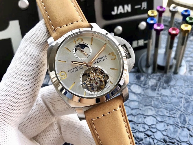 Panerai Luminor Marina Automatic Men's Watch, 45mm, Leather Band 1 Panerai Luminor Marina Automatic Men's Watch, 45mm, Leather Band