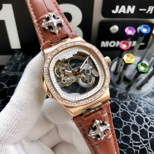 Patek Philippe Nautilus Luxury Men's Watch, Skeleton Mechanical Movement 1 Patek Philippe Nautilus Luxury Men's Watch, Skeleton Mechanical Movement