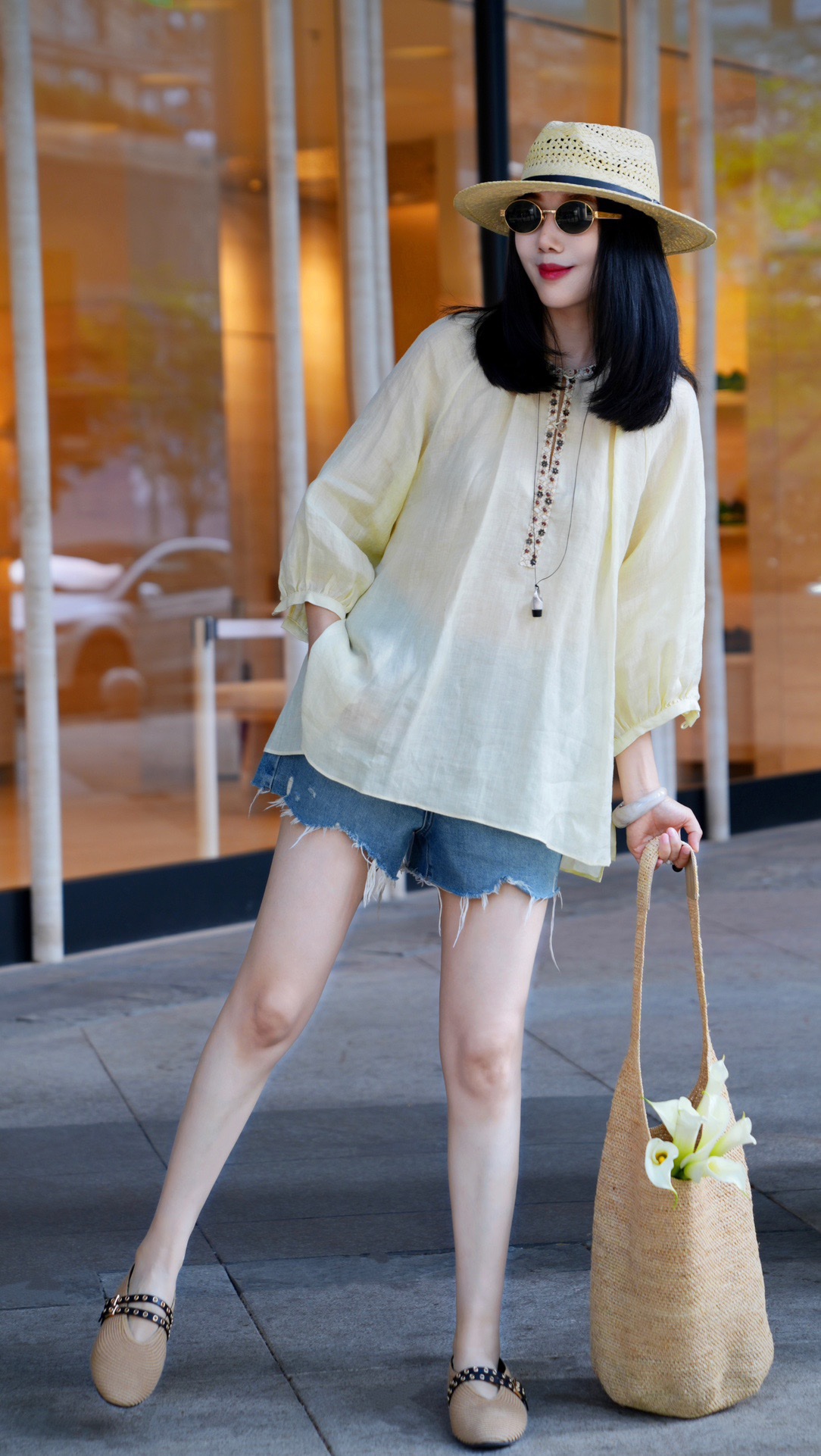 Elegant Linen Top with Embroidered Details | French Resort Style 1 i1747023695 1488 0