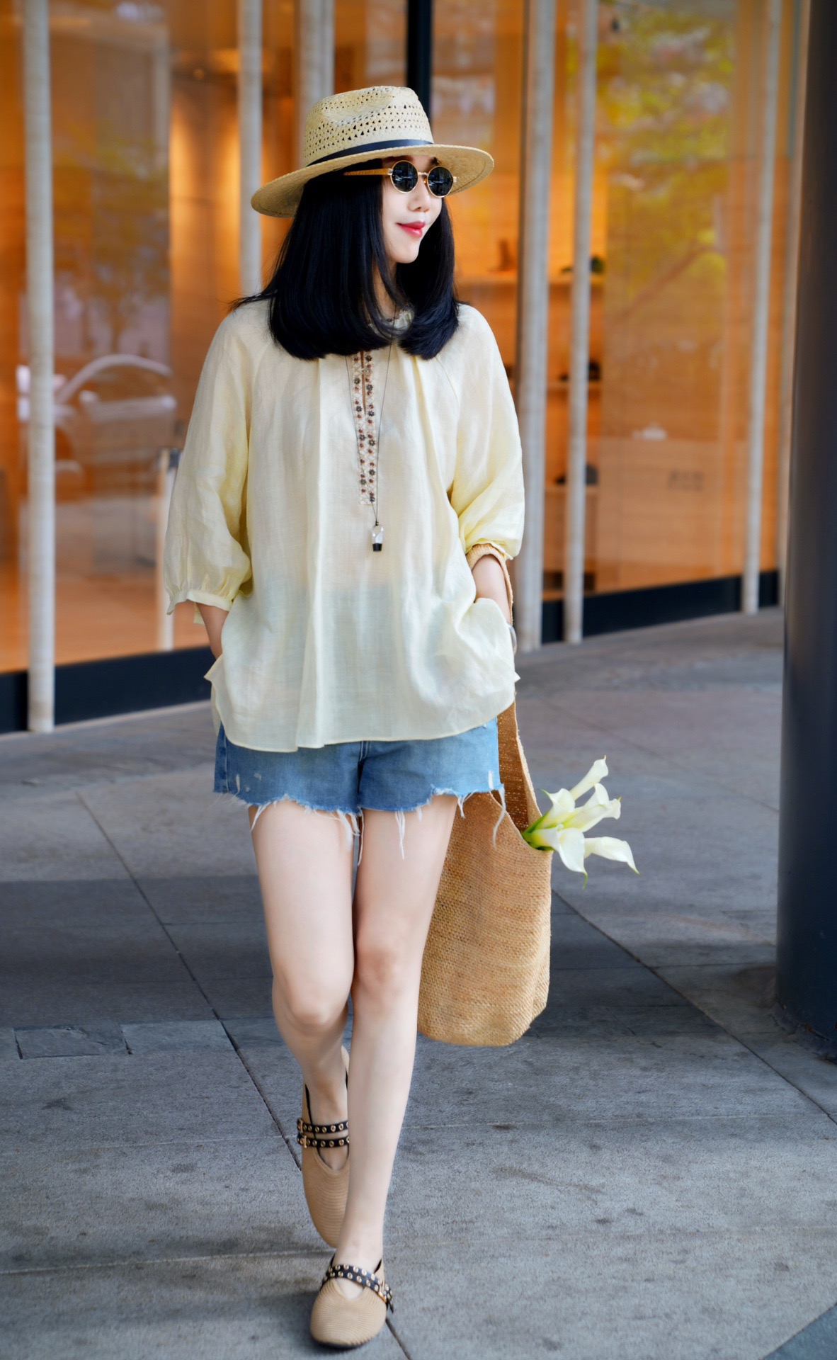 Elegant Linen Top with Embroidered Details | French Resort Style 2 i1747023695 5404 1