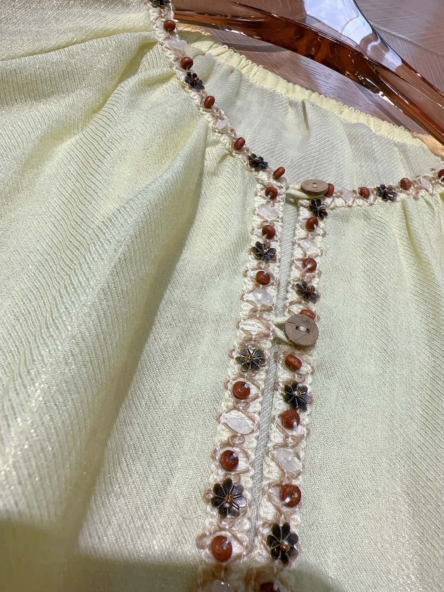 Elegant Linen Top with Embroidered Details | French Resort Style 7 i1747023695 8485 6
