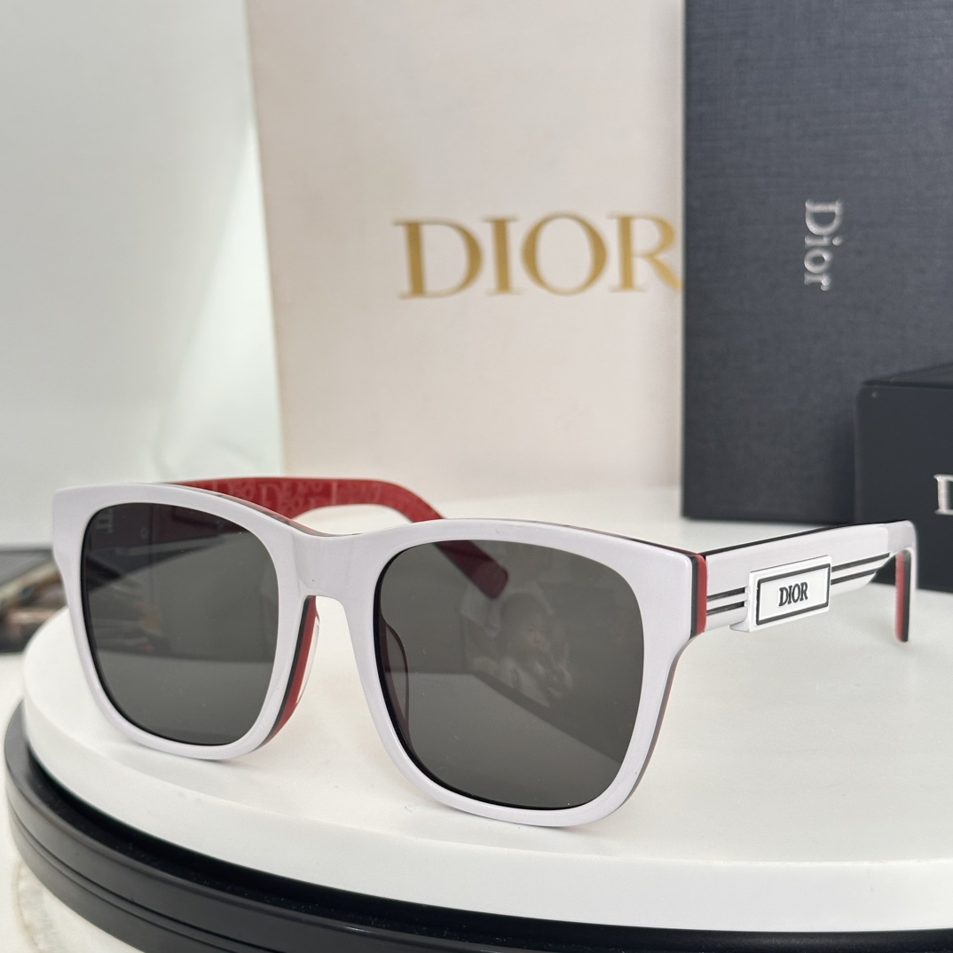  ‼️新品 🔥迪奥板材字母太阳眼镜 Dior B23 S2F 时尚CD高级方形潮款墨镜🕶 男女款 素颜百