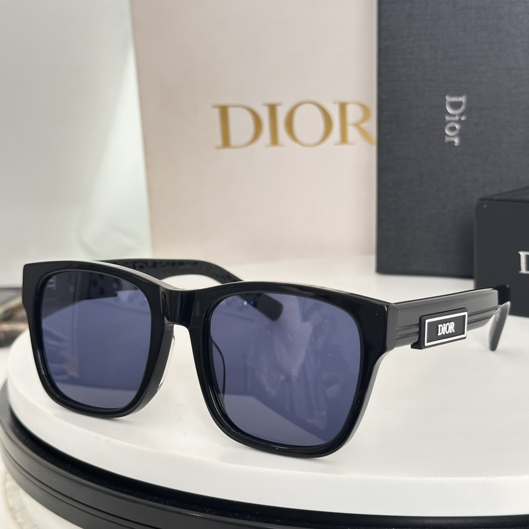  ‼️新品 🔥迪奥板材字母太阳眼镜 Dior B23 S2F 时尚CD高级方形潮款墨镜🕶 男女款 素颜百