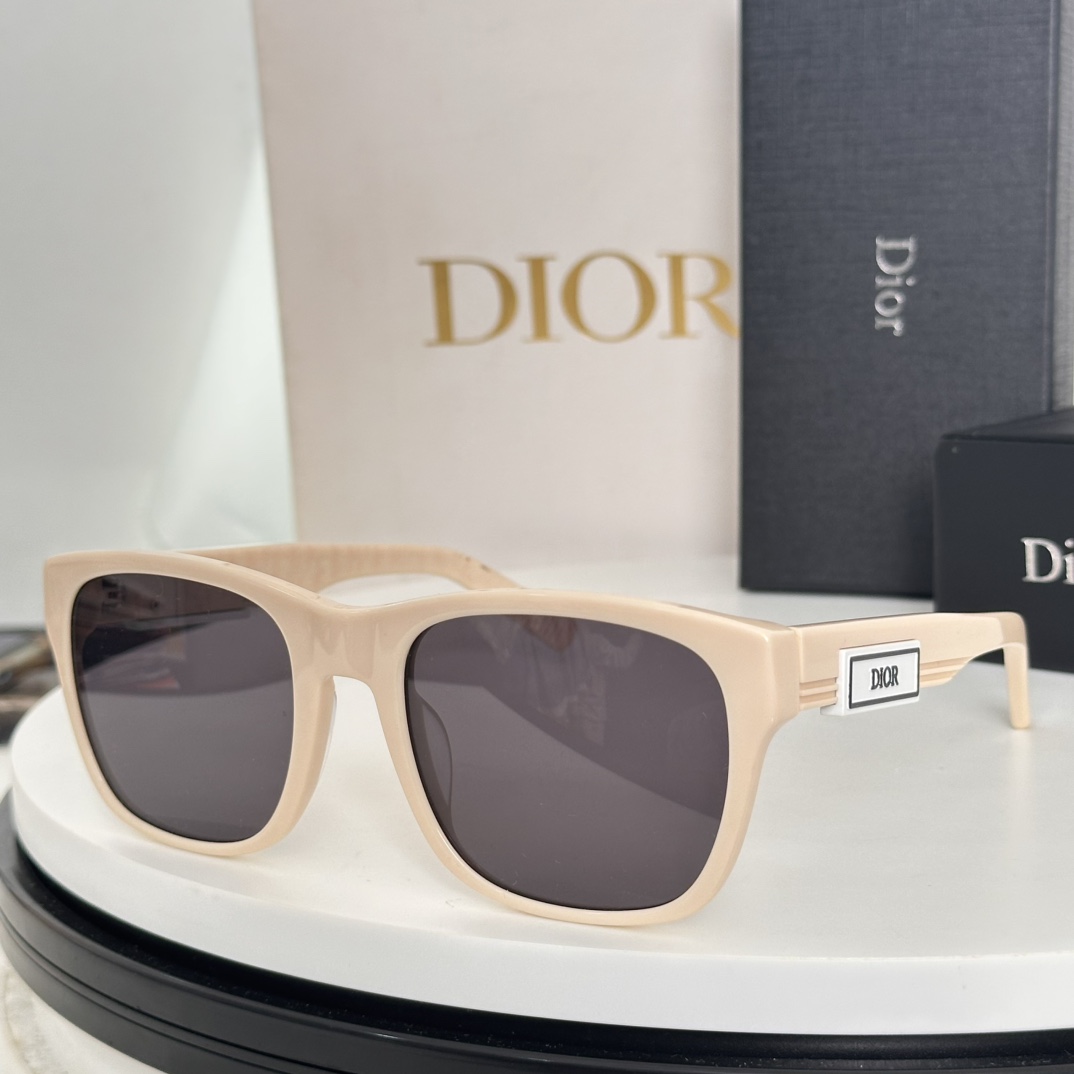  ‼️新品 🔥迪奥板材字母太阳眼镜 Dior B23 S2F 时尚CD高级方形潮款墨镜🕶 男女款 素颜百