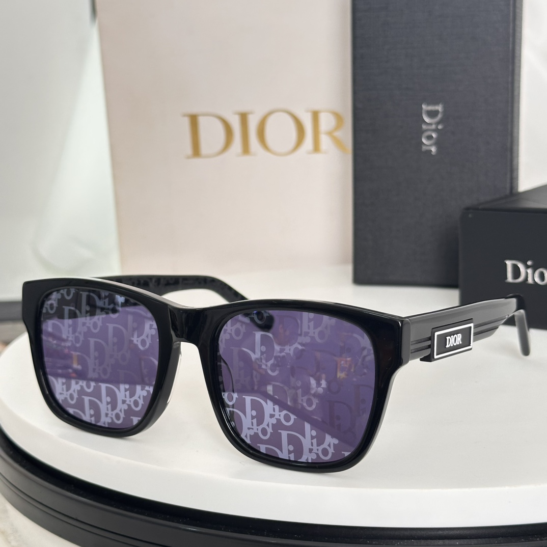  ‼️新品 🔥迪奥板材字母太阳眼镜 Dior B23 S2F 时尚CD高级方形潮款墨镜🕶 男女款 素颜百