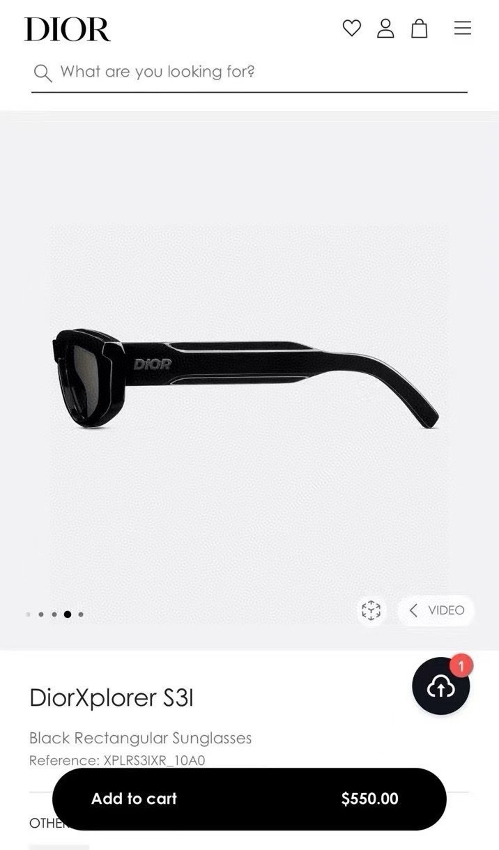 ‼️ 官网图 DIOR
MODEL：CDIOR S3I
SIZE：53口19-145