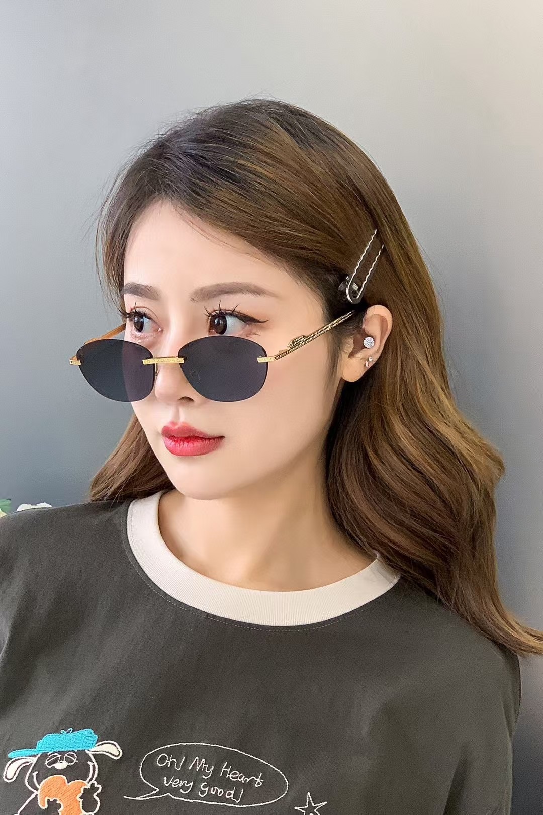 ‼️ 模特图 Cartie*卡家 ✨CT0486S Size：60口18-140 不挑脸型 简约大气 