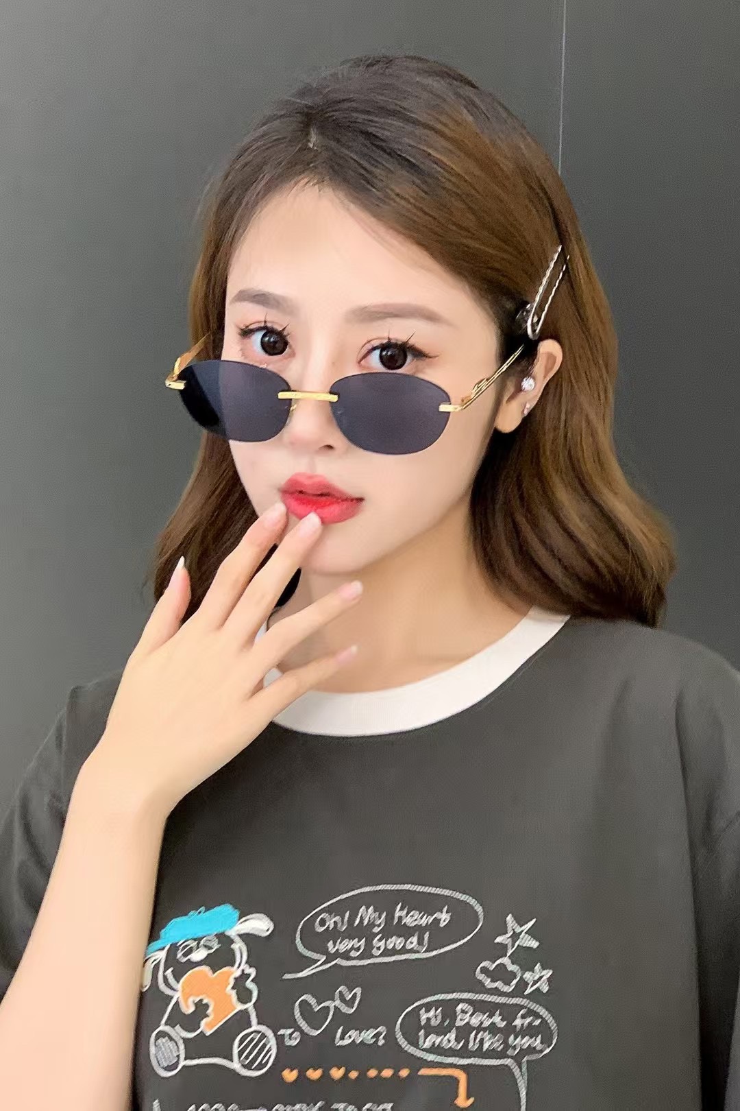  ‼️ 模特图 Cartie*卡家 ✨CT0486S Size：60口18-140 不挑脸型 简约大气 