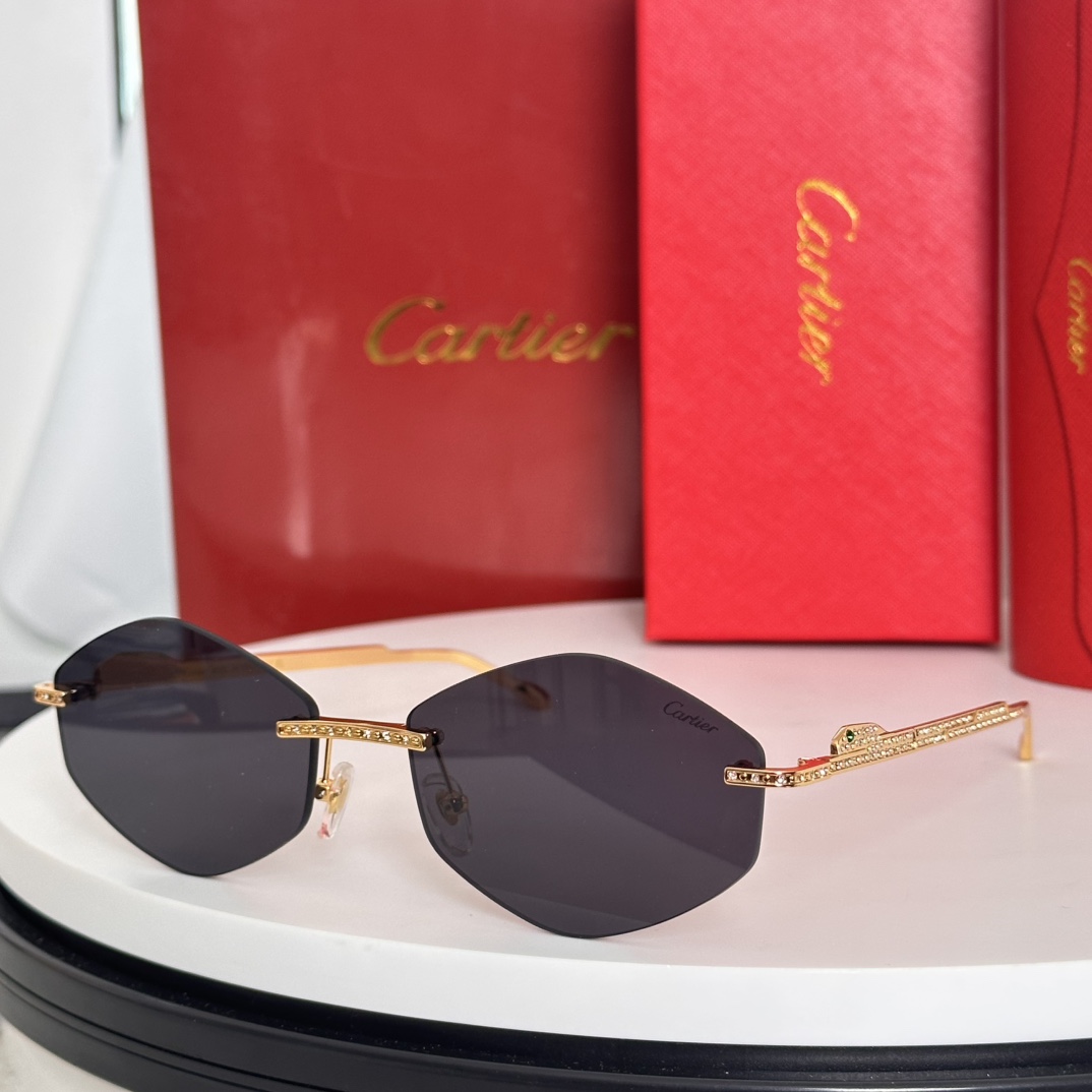  ‼️Cartier
MOD：CT0487S
Size：61口18-140
❤️❤️❤️