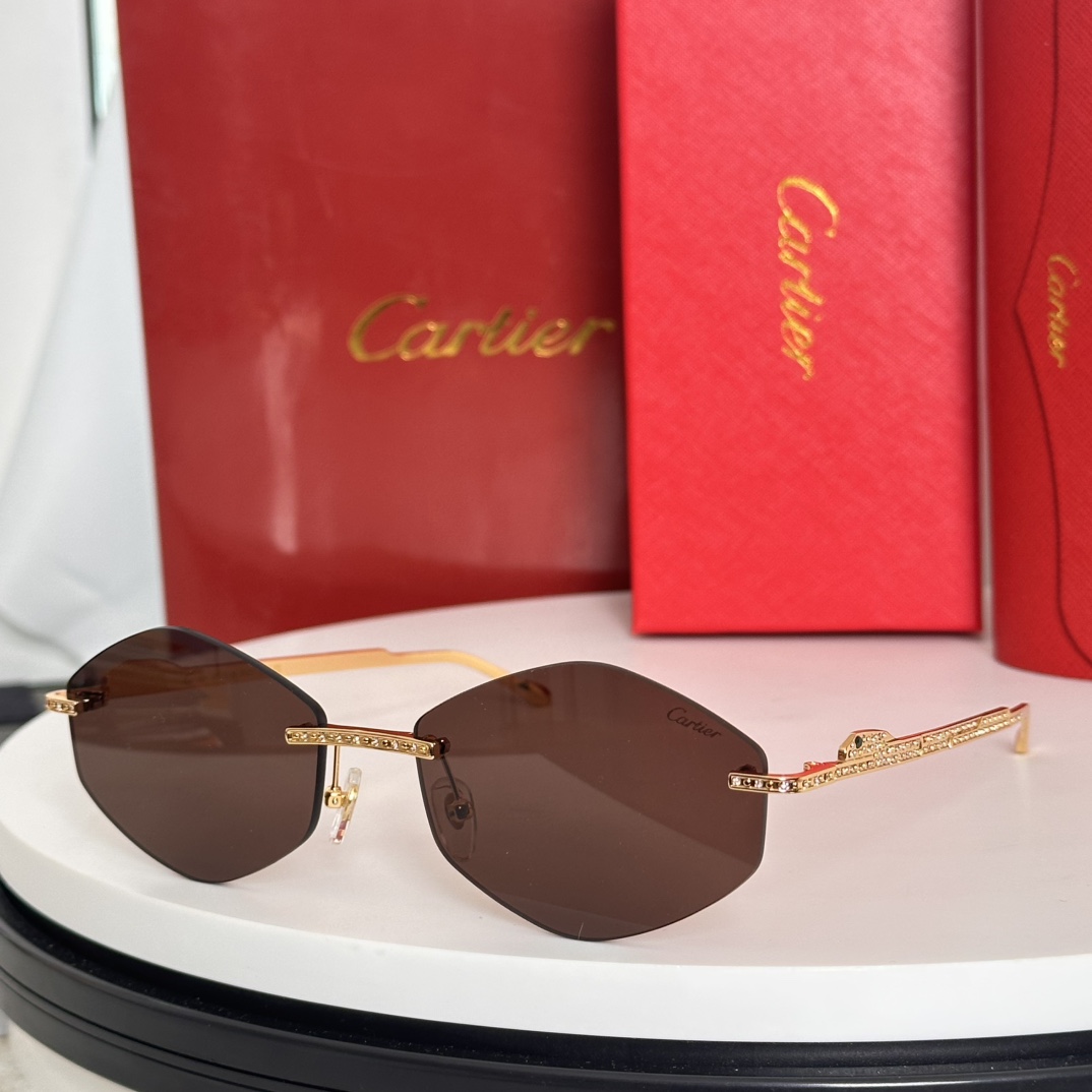  ‼️Cartier
MOD：CT0487S
Size：61口18-140
❤️❤️❤️