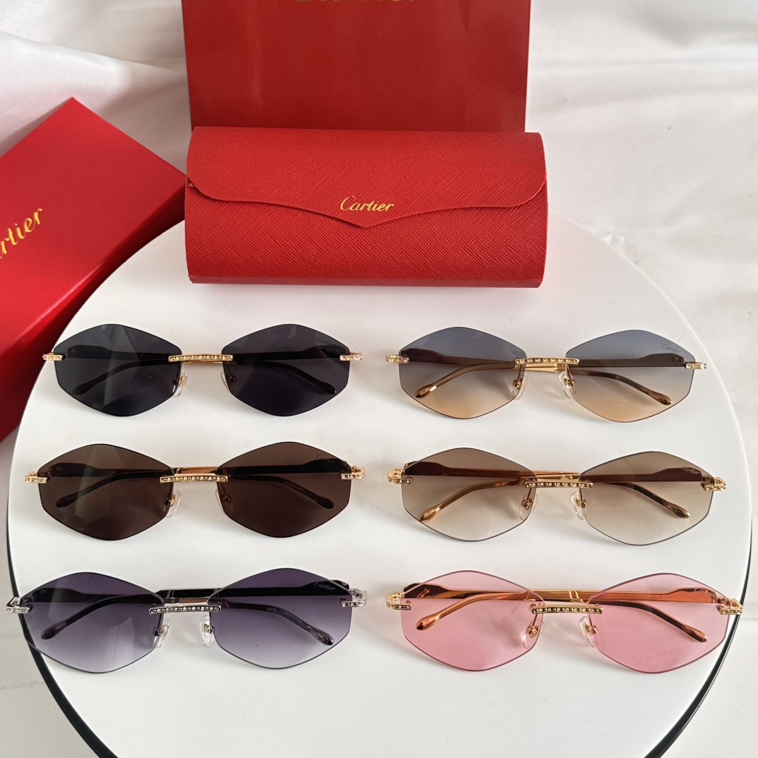  ‼️Cartier
MOD：CT0487S
Size：61口18-140
❤️❤️❤️