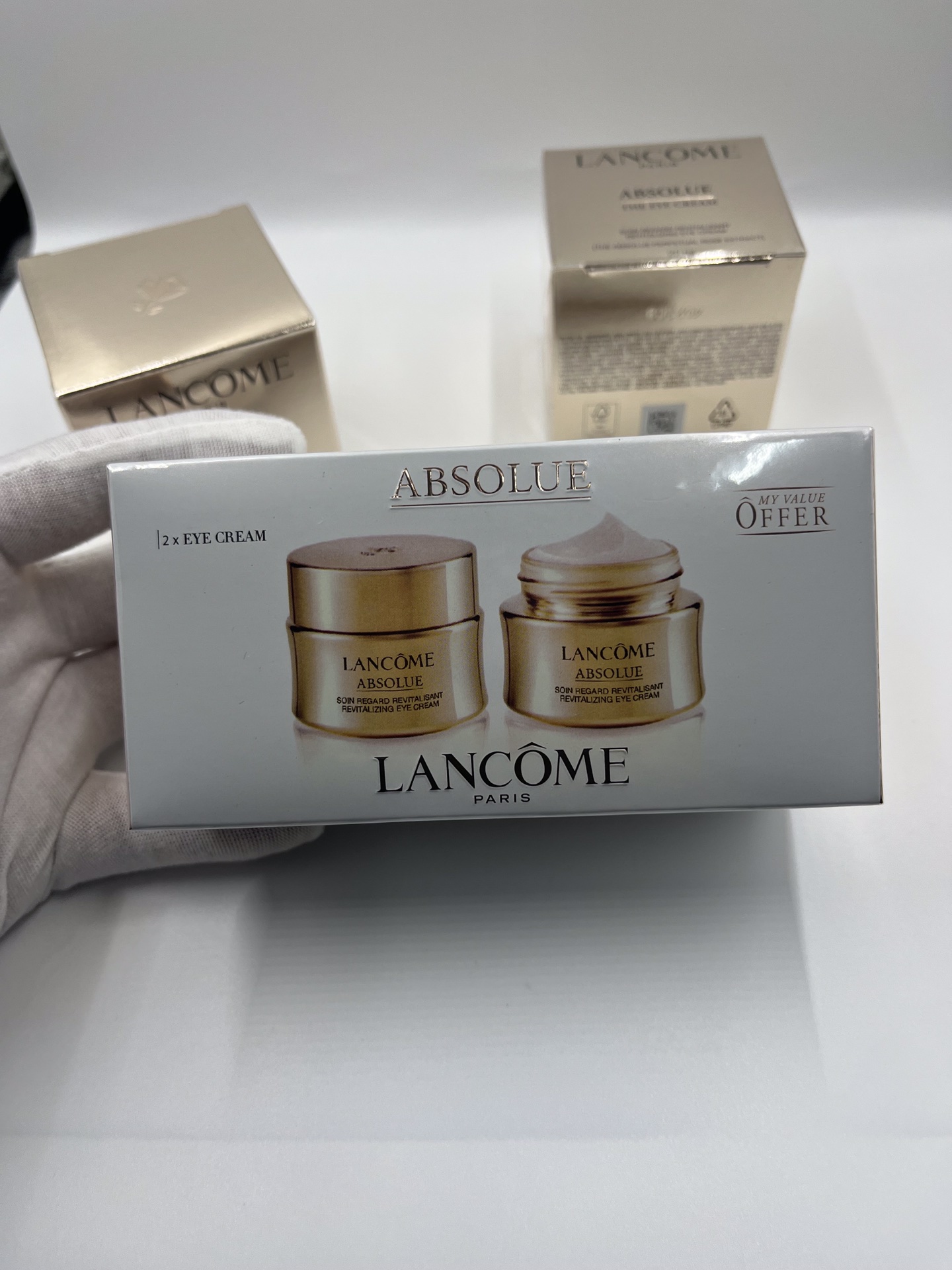 45 ¡Ajuste de precio! Nuevo Lancôme Absolue Oil Eye Cream 20ML par de botellas de la versión Mingtong. Código: 7W230W. …