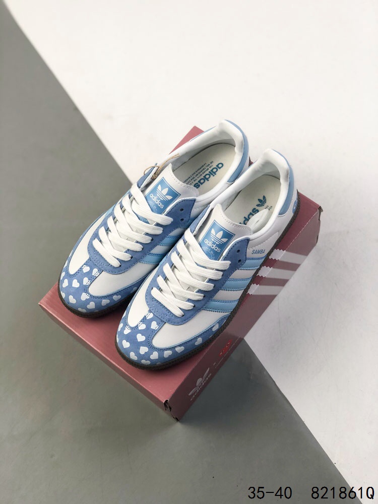 Adidas Samba Vegan OG CDG Play Low-Top Sneakers - Blue/White 3 i1747065019 1347 1