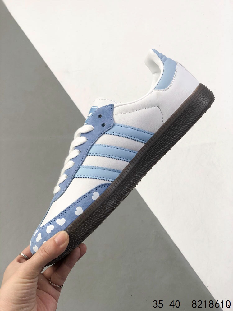 Adidas Samba Vegan OG CDG Play Low-Top Sneakers - Blue/White 4 i1747065019 5318 2